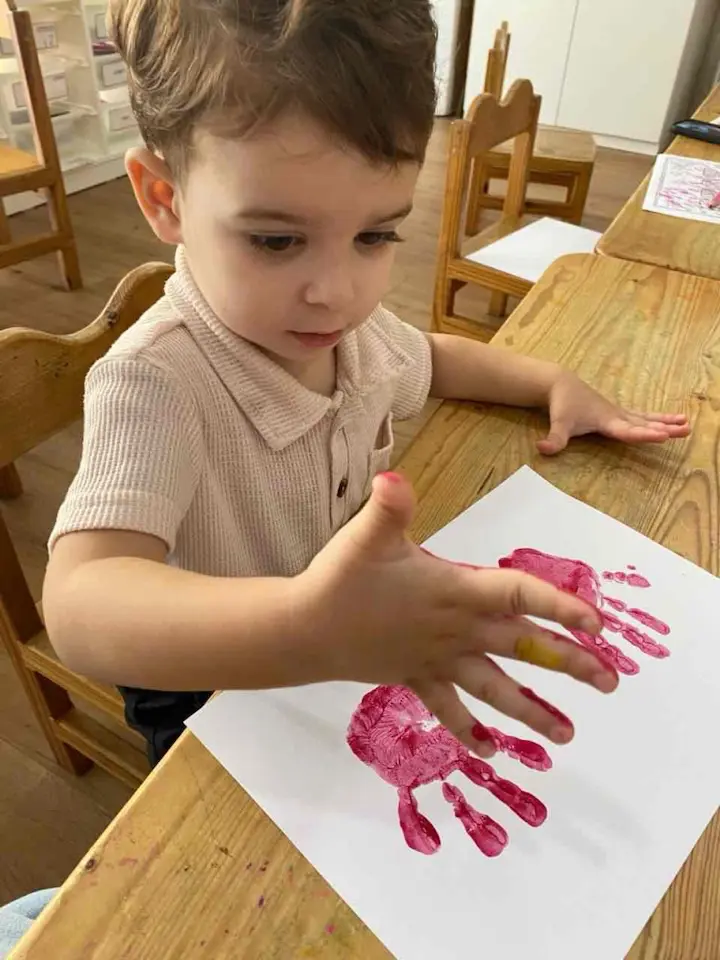 Preschool kids engaged in learning
