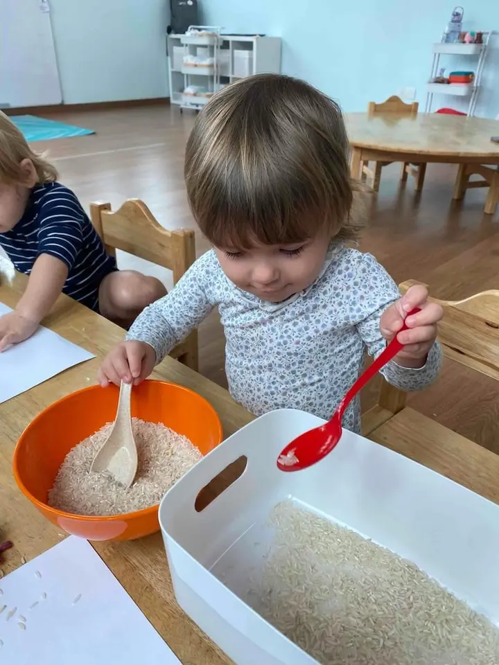 Toddler cooking