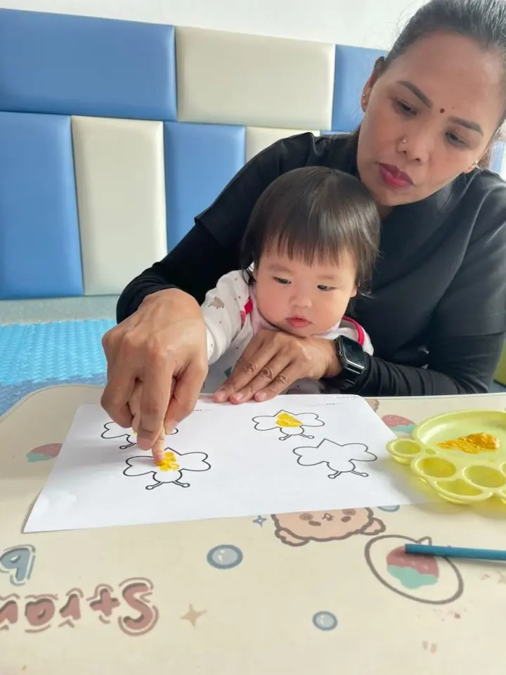 Children learning together